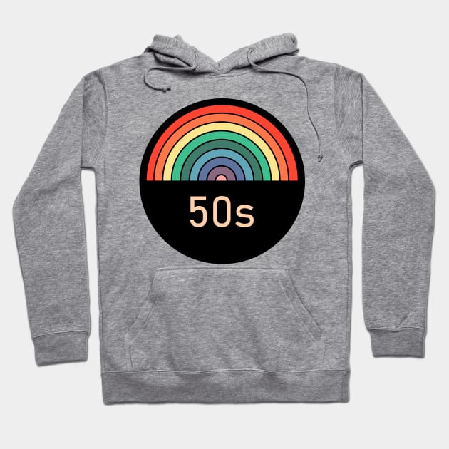 Retro rainbow 50s Hoodie by YellowParty